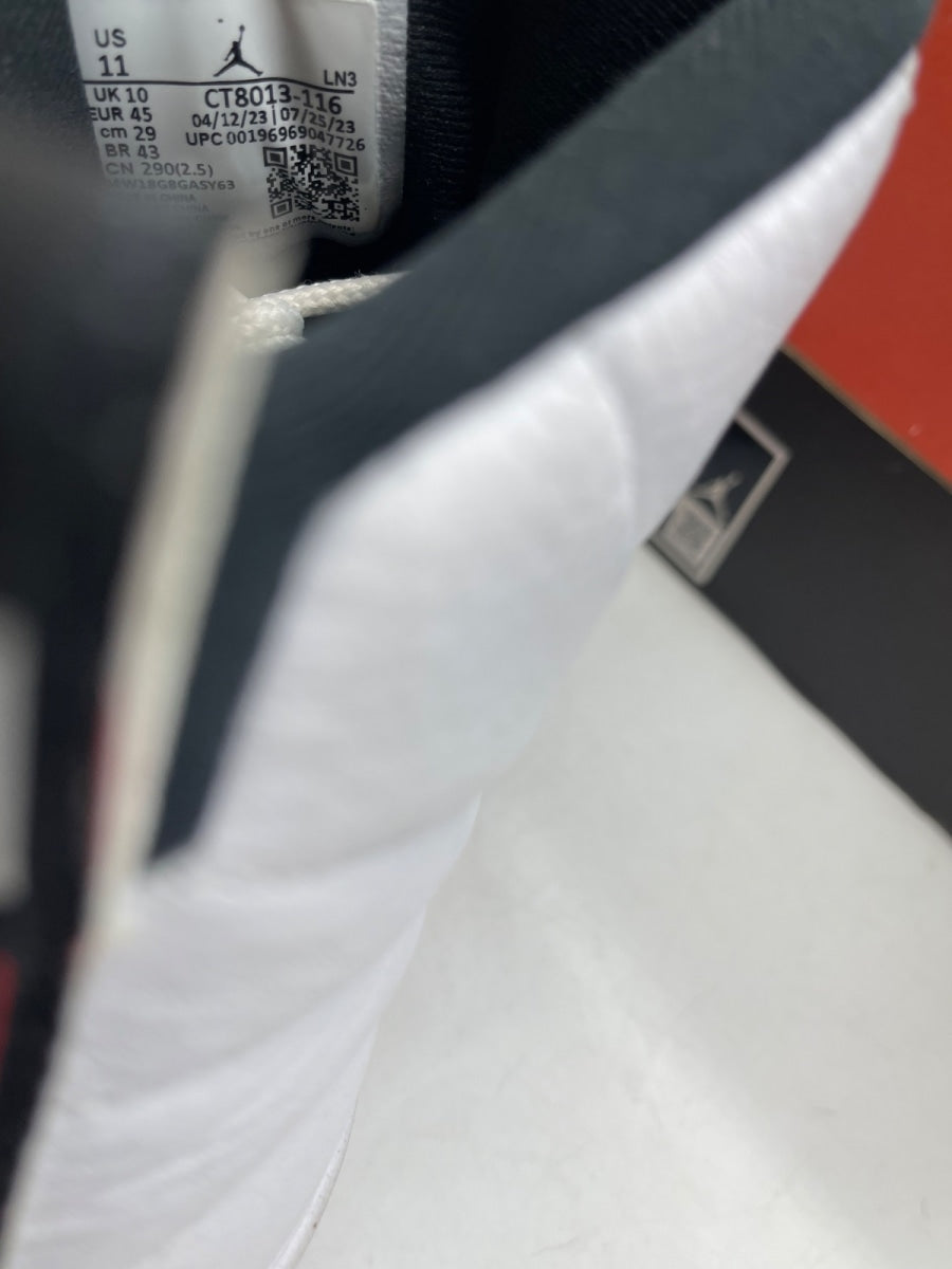 Jordan 12 Retro Cherry (2023) 11 (Moderately Worn Pre-Owned)JordanWhite/Black/Varsity Red - Image 8