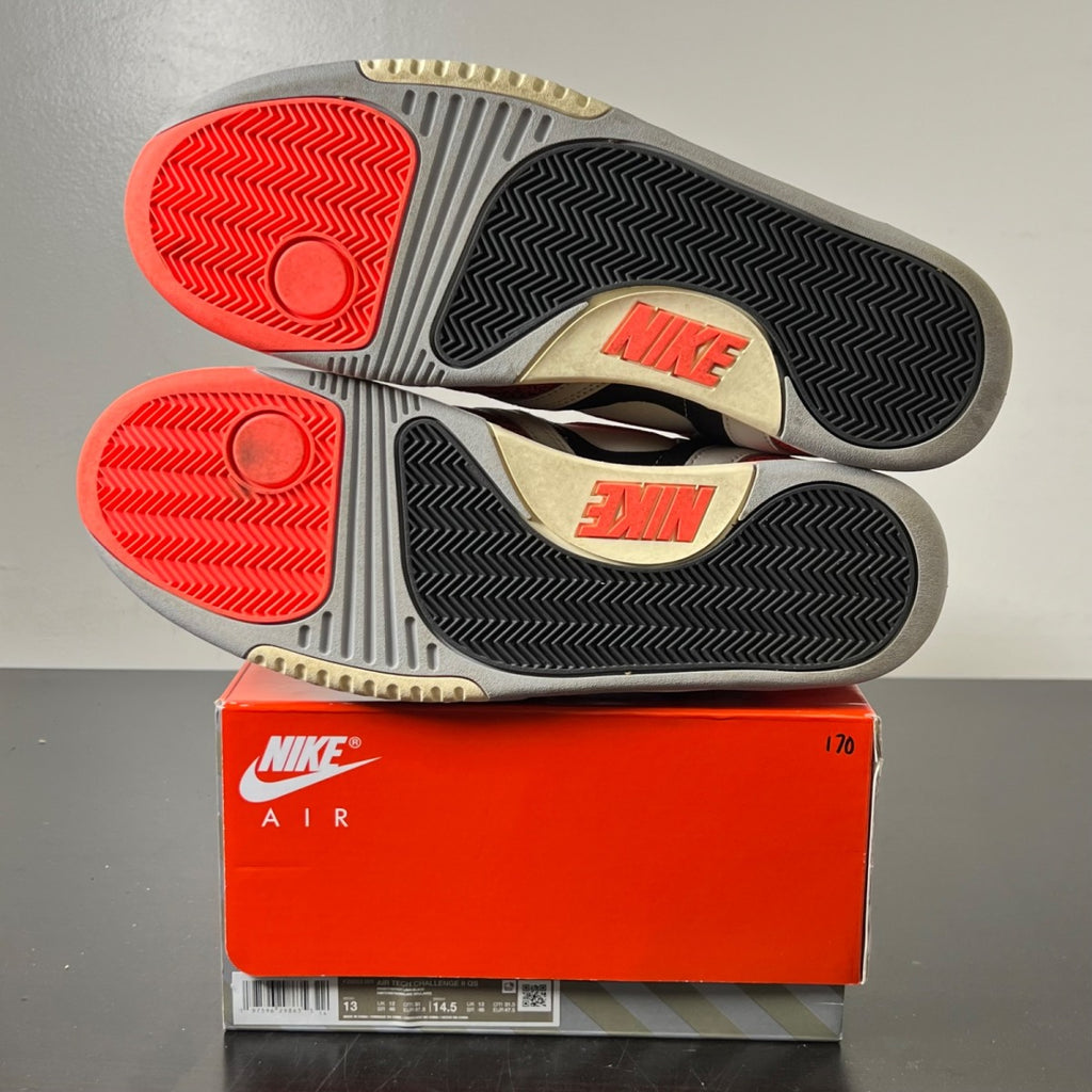 Nike Air Tech Challenge II Hot Lava (2024) 13 (Lightly Worn Pre-Owned)NikePhantom/Hot Lava/Black/Silver/Pale Ivory - Image 6