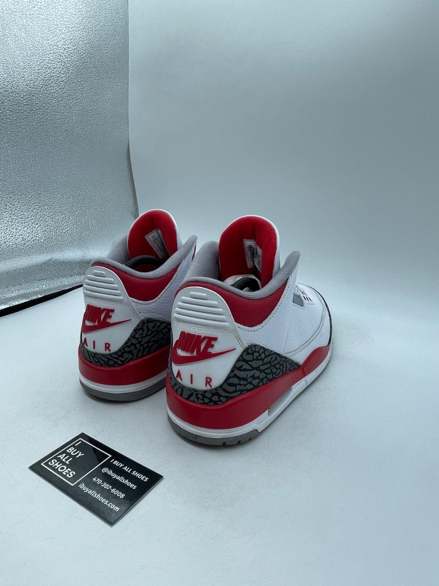 Jordan 3 Retro Fire Red (2022) 9.5 (Moderately Worn Pre-Owned) - Image 5