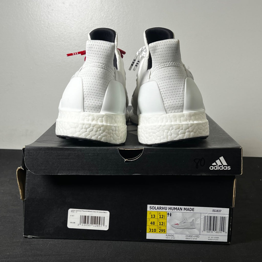 adidas Solar Hu Glide Human Made White Red 13 (Lightly Worn Pre-Owned)adidasWhite/Red/Black - Image 4