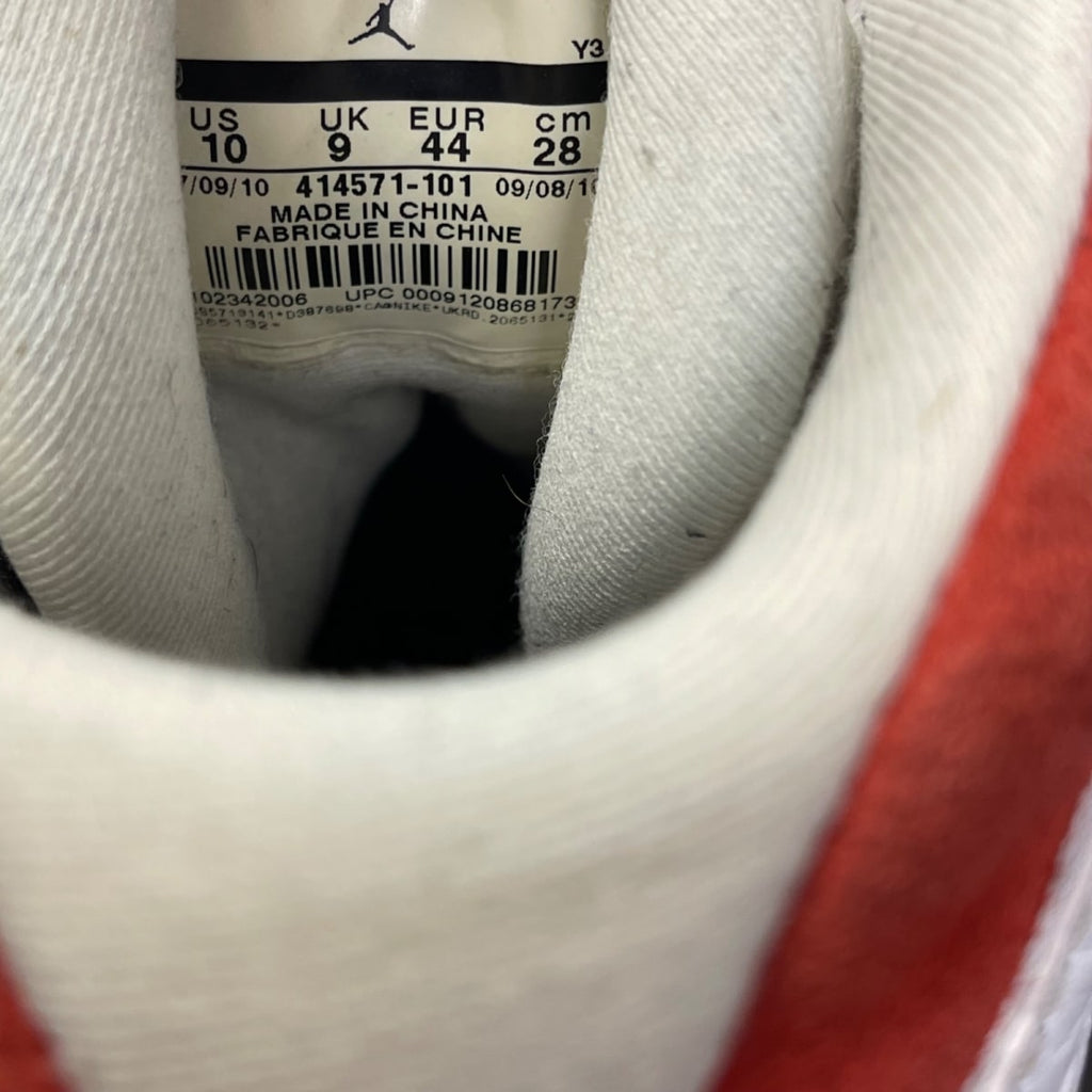 Jordan 13 Retro Cherry (2010) 10 (Moderately Worn Pre-Owned)JordanWhite/Black-Varsity Red - Image 6