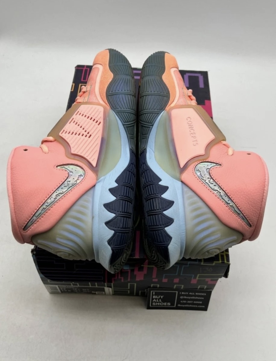 Nike Kyrie 6 Concepts Khepri (Regular Box) 12 (Lightly Worn Pre-Owned)NikePink Tint/Guava Ice - Image 9