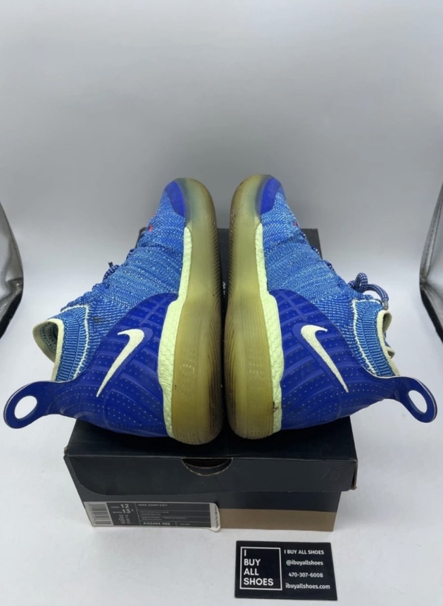 Nike KD 11 Paranoid 12 (Lightly Worn Pre-Owned)NikeBlue/Yellow - Image 4