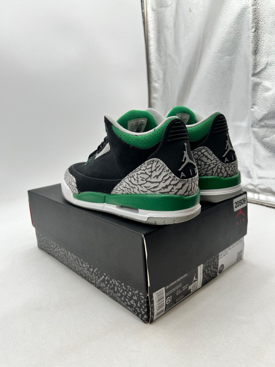 Jordan 3 Retro Pine Green (GS) 6.5Y (Lightly Worn Pre-Owned) - Image 6