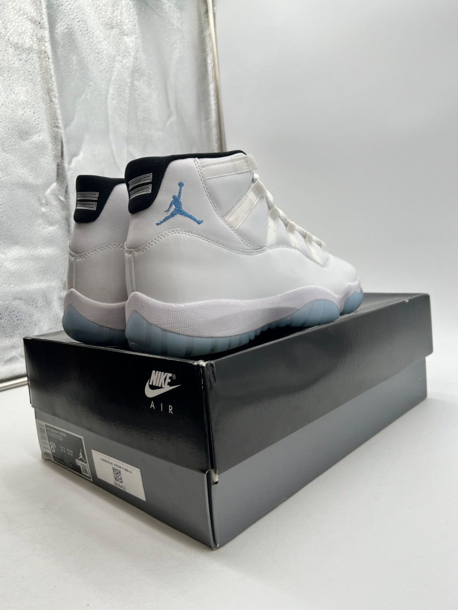 Jordan 11 Retro Legend Blue (2024) 8.5 (Moderately Worn Pre-Owned)JordanWhite/Legend Blue/Black - Image 5