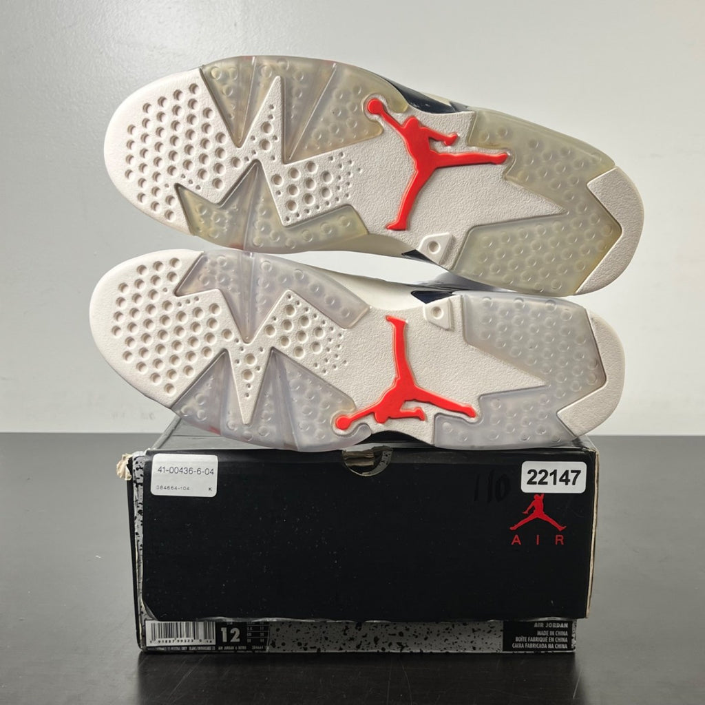 Jordan 6 Retro Tinker 12 (Lightly Worn Pre-Owned)JordanWhite/Infrared 23-Neutral Grey-Obsidian - Image 6