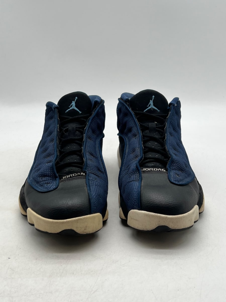 Jordan 13 Retro Low Brave Blue 12 (Heavily Worn Pre-Owned)JordanBrave Blue/Metallic Silver-Black - Image 2