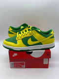 Nike Dunk Low Retro Reverse Brazil 11.5 (Moderately Worn Pre-Owned)NikeApple Green/Yellow Strike-White - Image 1