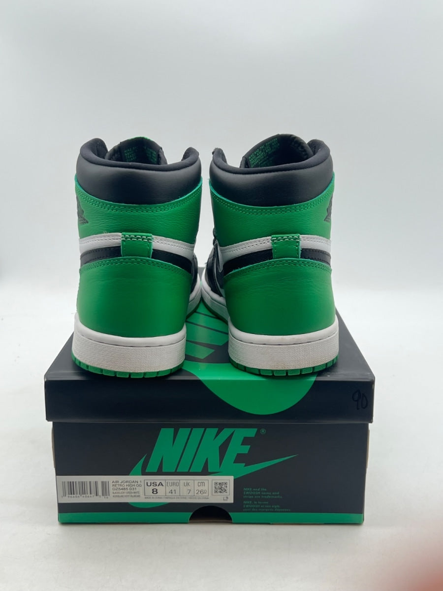 Jordan 1 Retro High OG Lucky Green 8 (Moderately Worn Pre-Owned) - Image 3