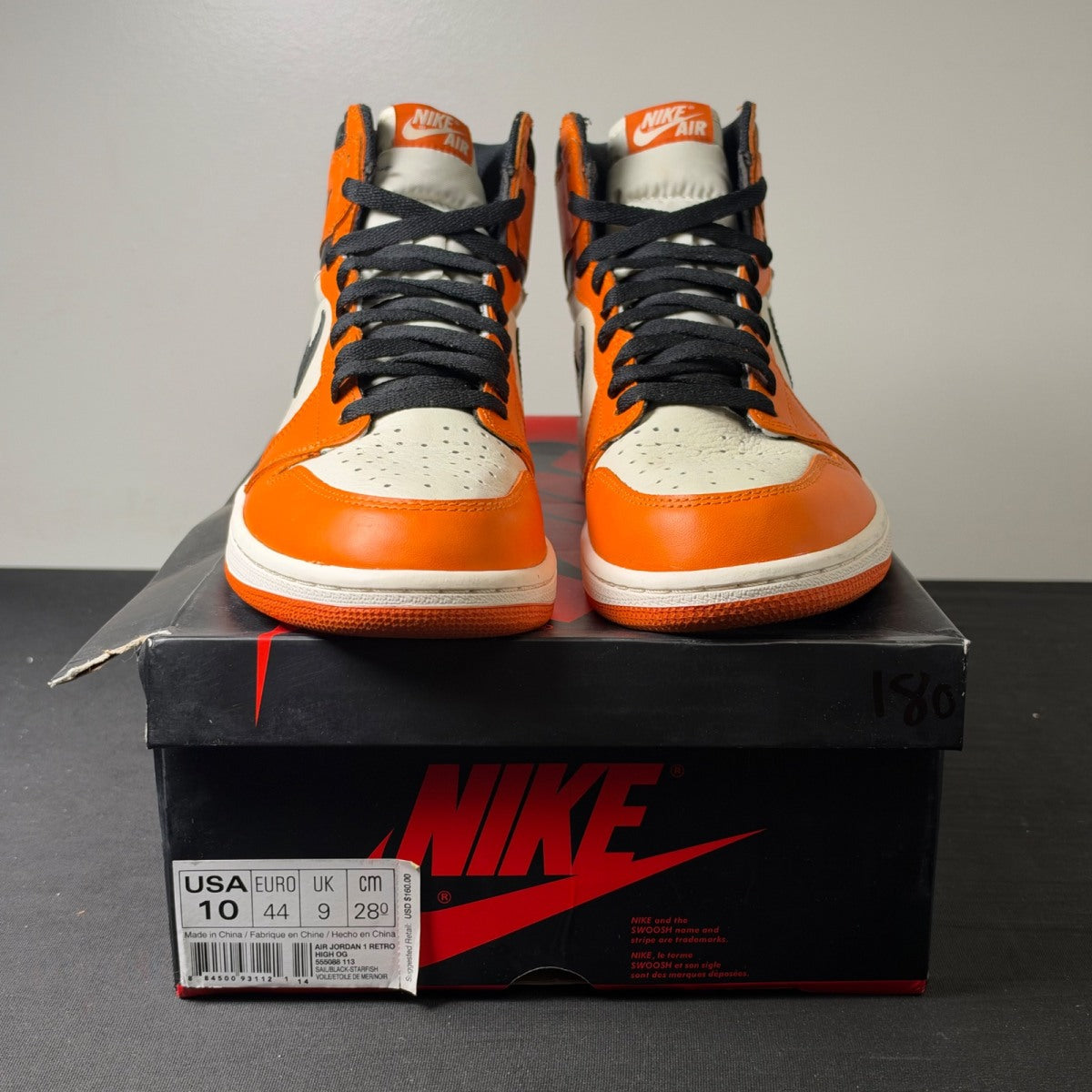Jordan 1 Retro Reverse Shattered Backboard (Size 10) - aux