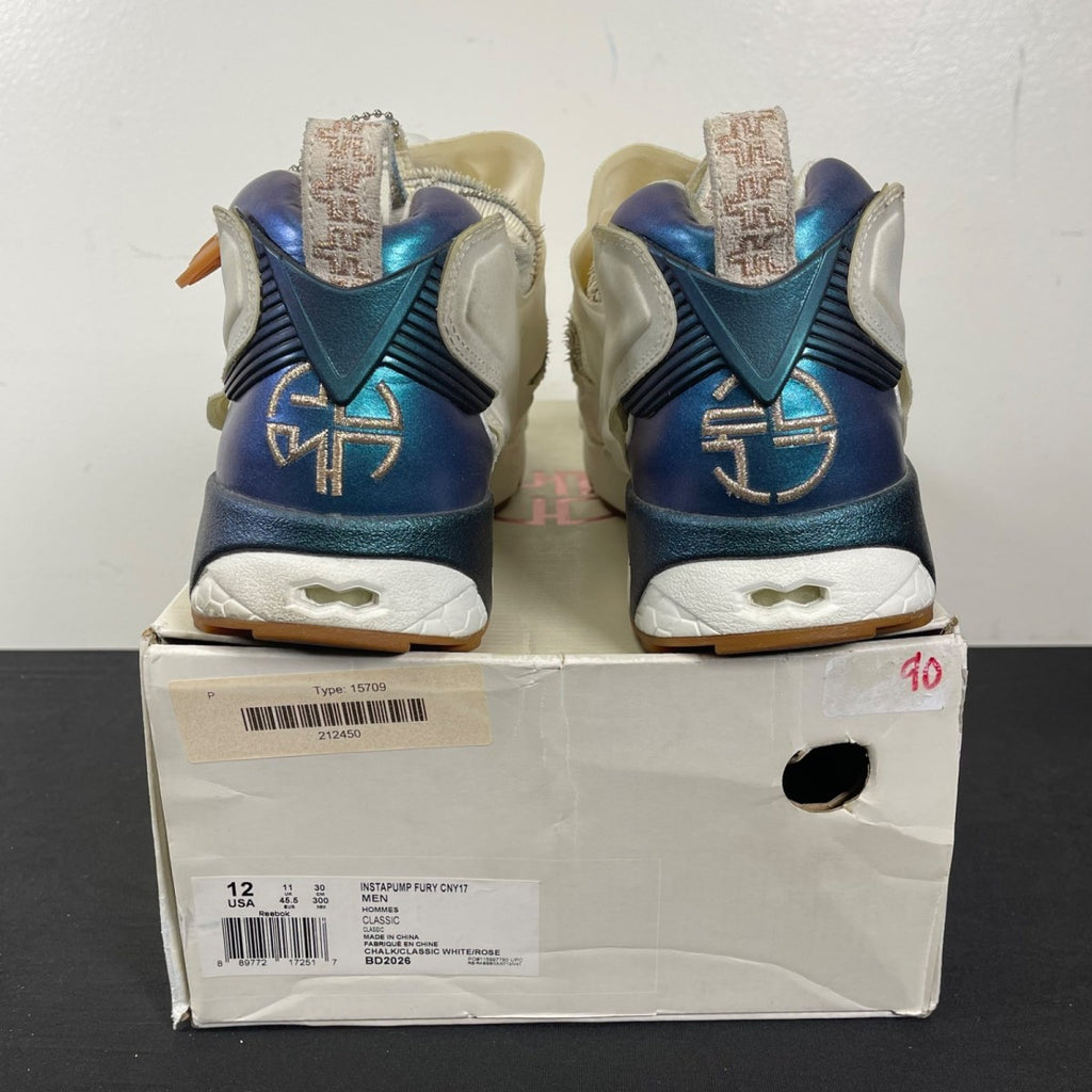 Reebok Pump Instapump Fury Year of the Rooster 12 (Moderately Worn Pre-Owned)ReebokChalk/Classic White/Rose - Image 4
