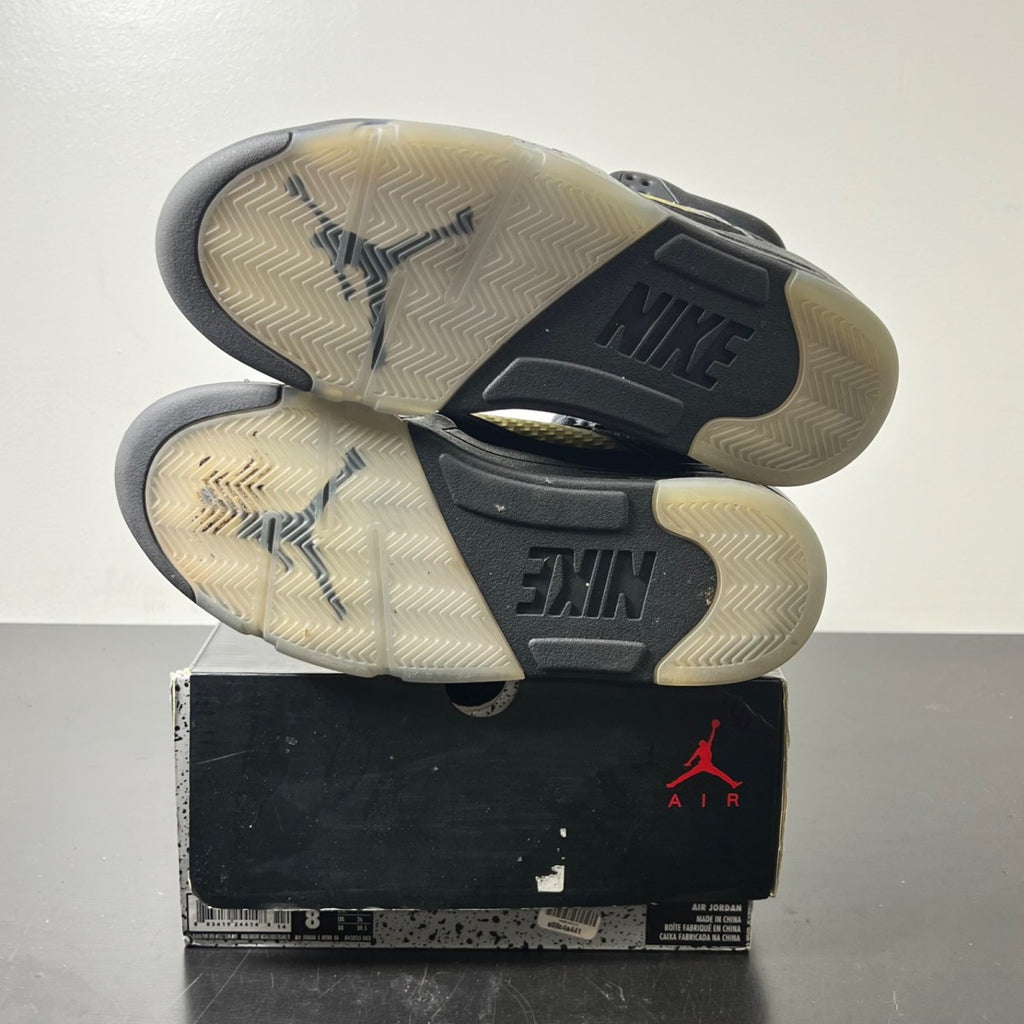 Jordan 5 Retro Black Metallic (2016) 8 (Lightly Worn Pre-Owned)JordanBlack/Fire Red-Metallic Silver-White - Image 6