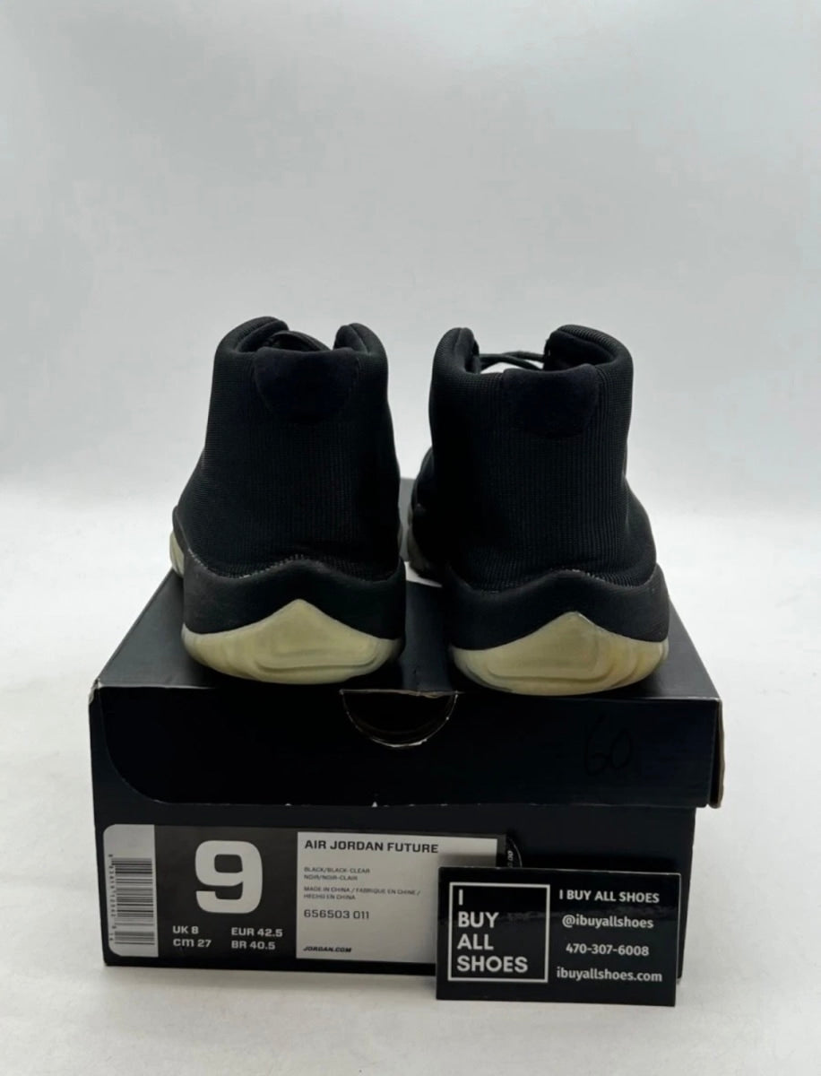 Jordan Future Black Ice 9 (Lightly Worn Pre-Owned)JordanBlack/Black-Clear - Image 5