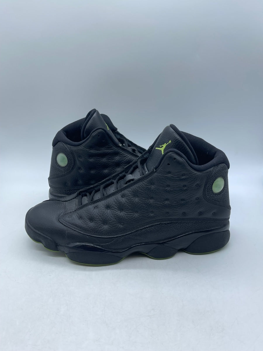 Jordan 13 Retro Altitude (2017) 12 (Moderately Worn Pre-Owned)JordanBlack/Altitude Green - Image 1