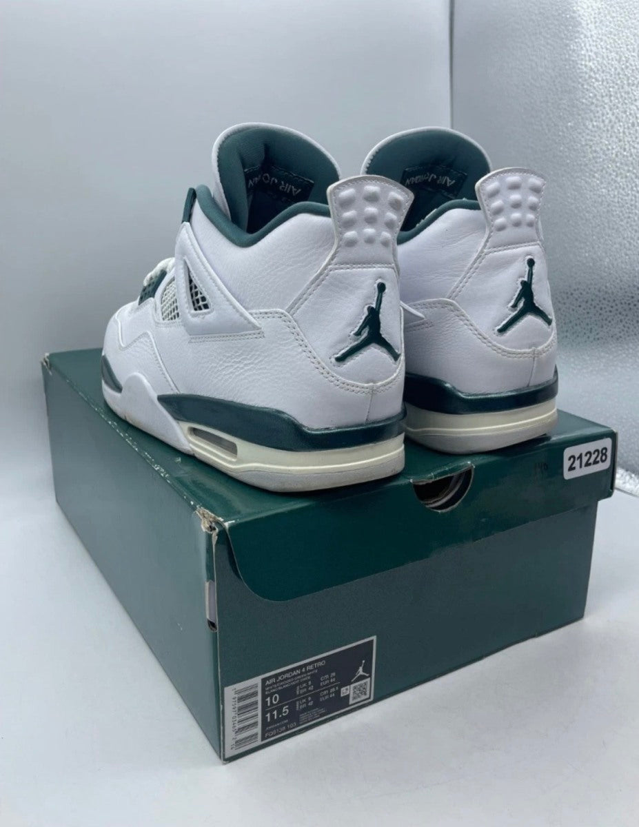 Jordan 4 Retro Oxidized Green 10 (Lightly Worn Pre-Owned)JordanWhite/Oxidized Green/White/Neutral Grey - Image 6