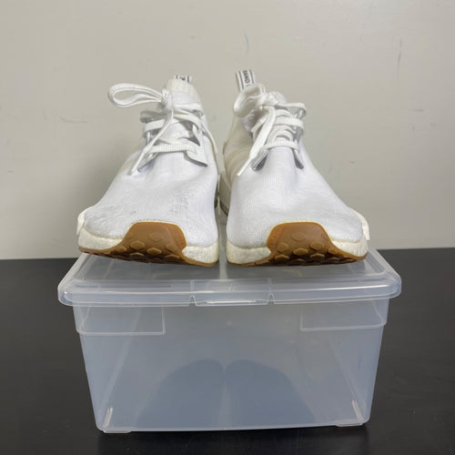 adidas NMD R1 Gum Pack White 13 (Moderately Worn Pre-Owned)adidasWhite/White/Gum - Image 2