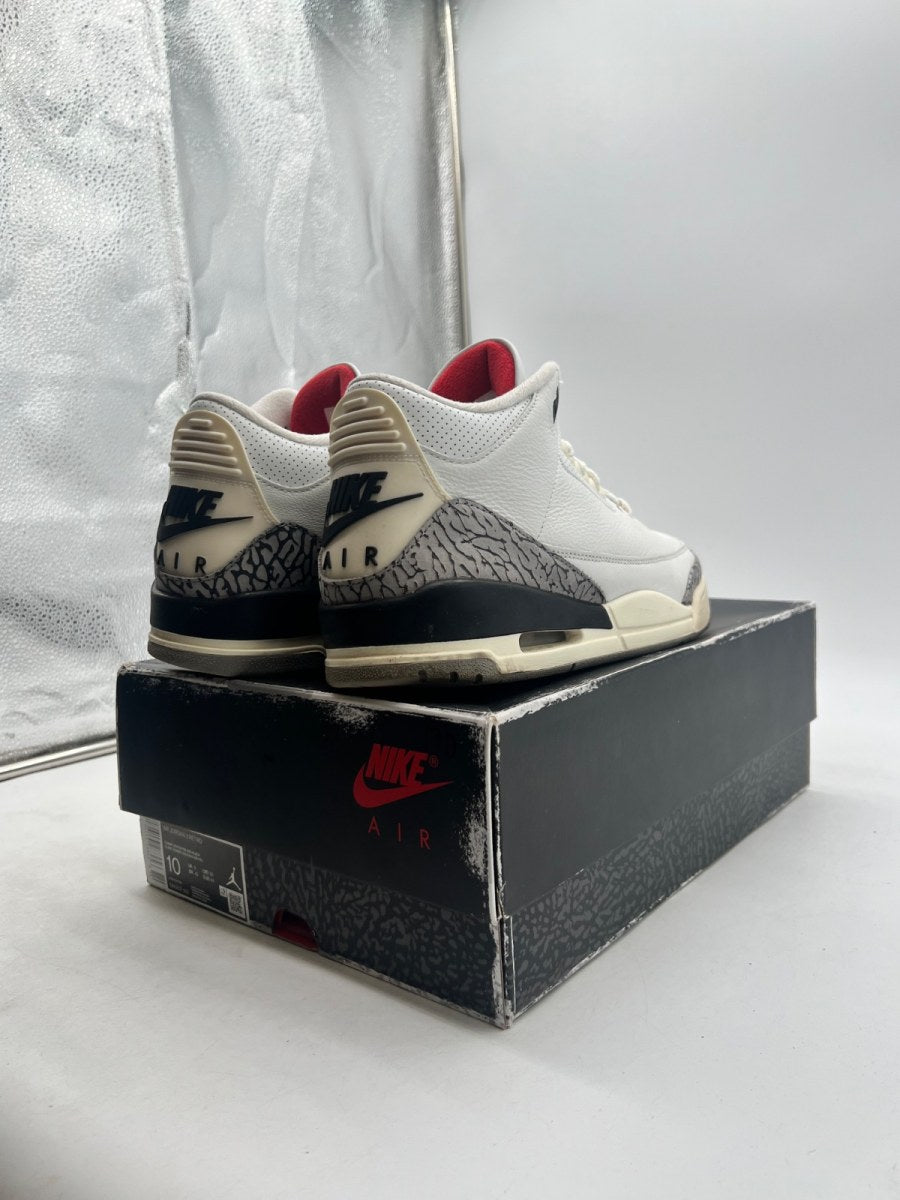 Jordan 3 Retro White Cement Reimagined 10 (Moderately Worn Pre-Owned) - Image 5