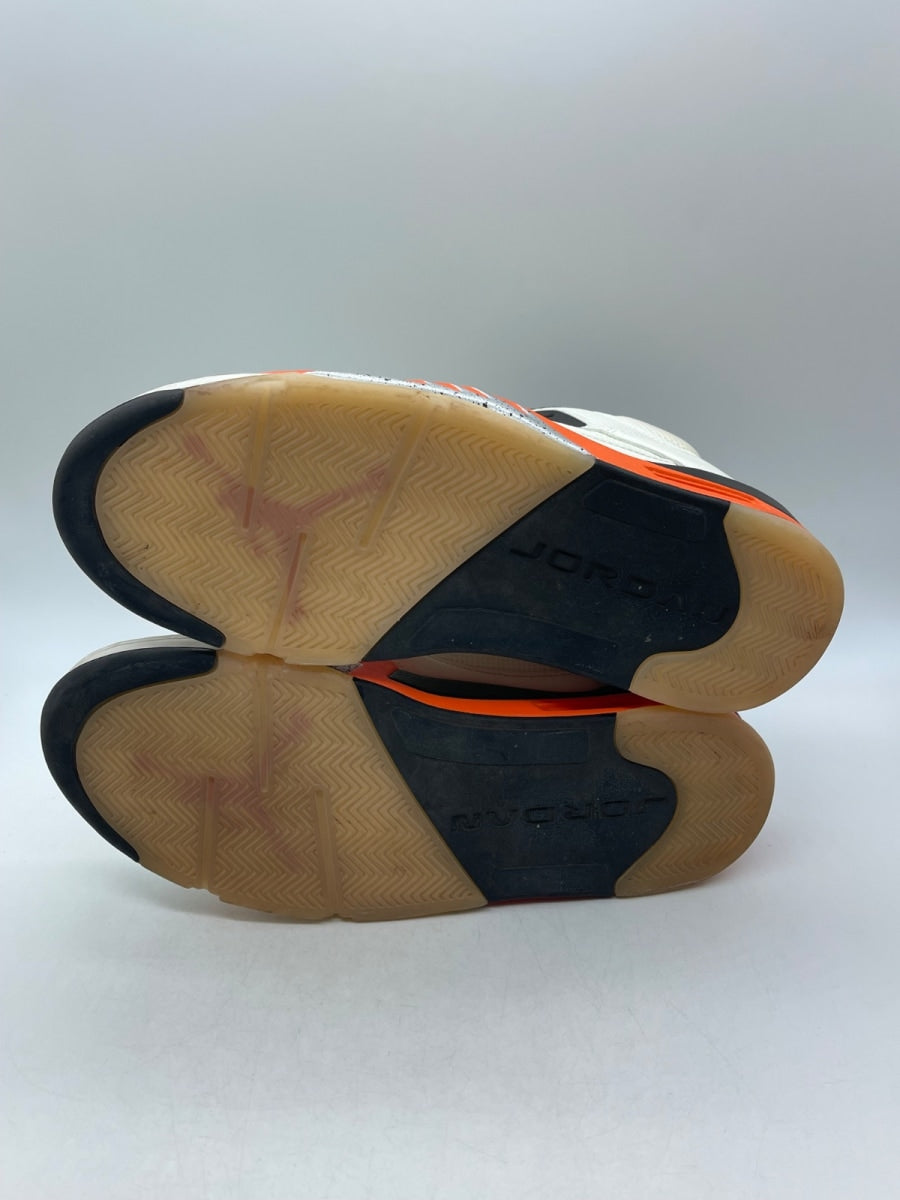 Jordan 5 Retro Shattered Backboard 12 (Moderately Worn Pre-Owned)JordanWhite/Multi-Color-Multi-Color-Total Orange - Image 7