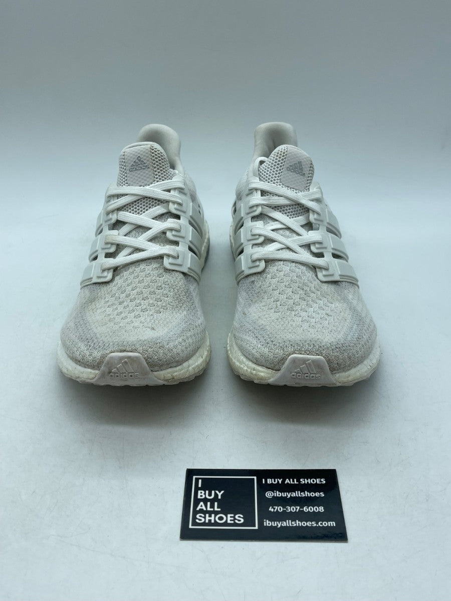 adidas Ultra Boost 2.0 Triple White 10.5 (Moderately Worn Pre-Owned) - Image 2