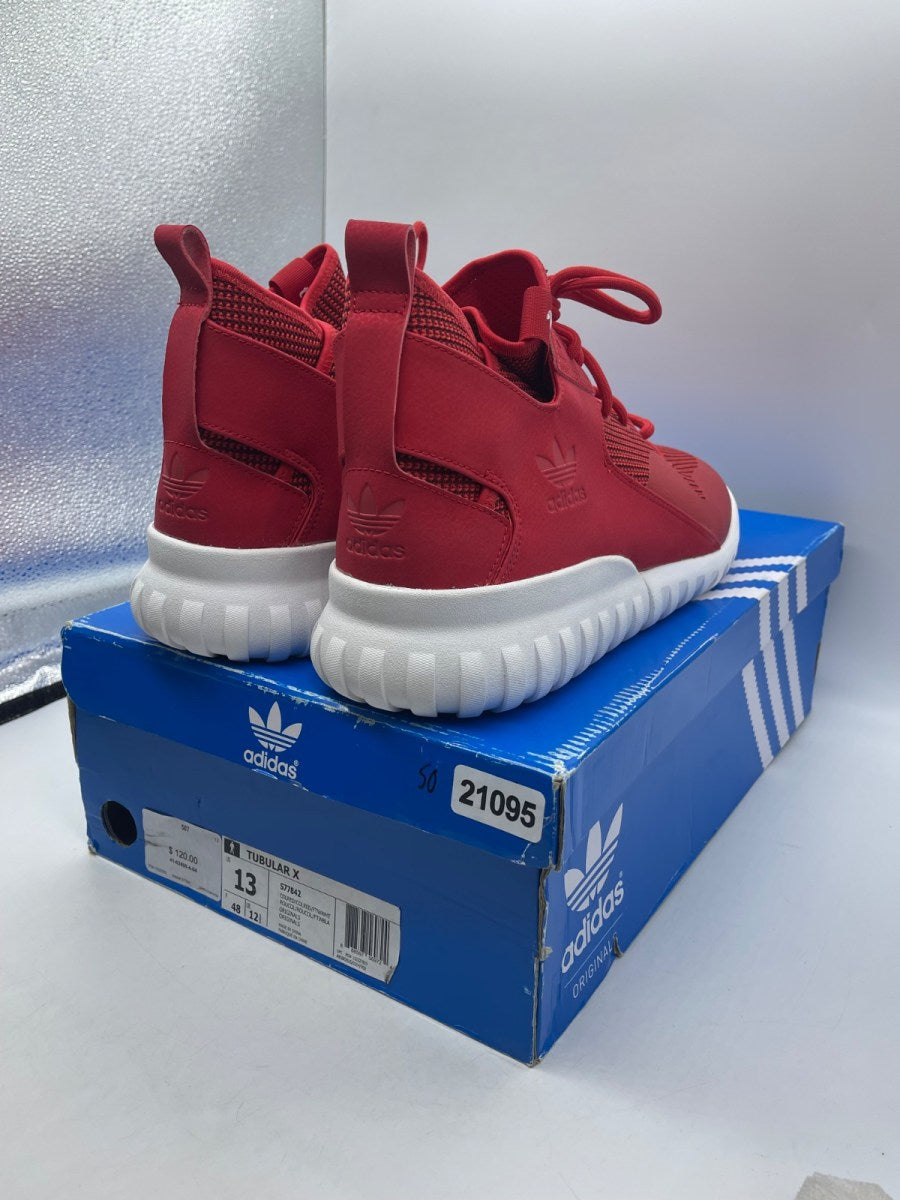 Adidas Tubular X 'Collegiate Red' 13 (Moderately Worn Pre-Owned) - Image 5
