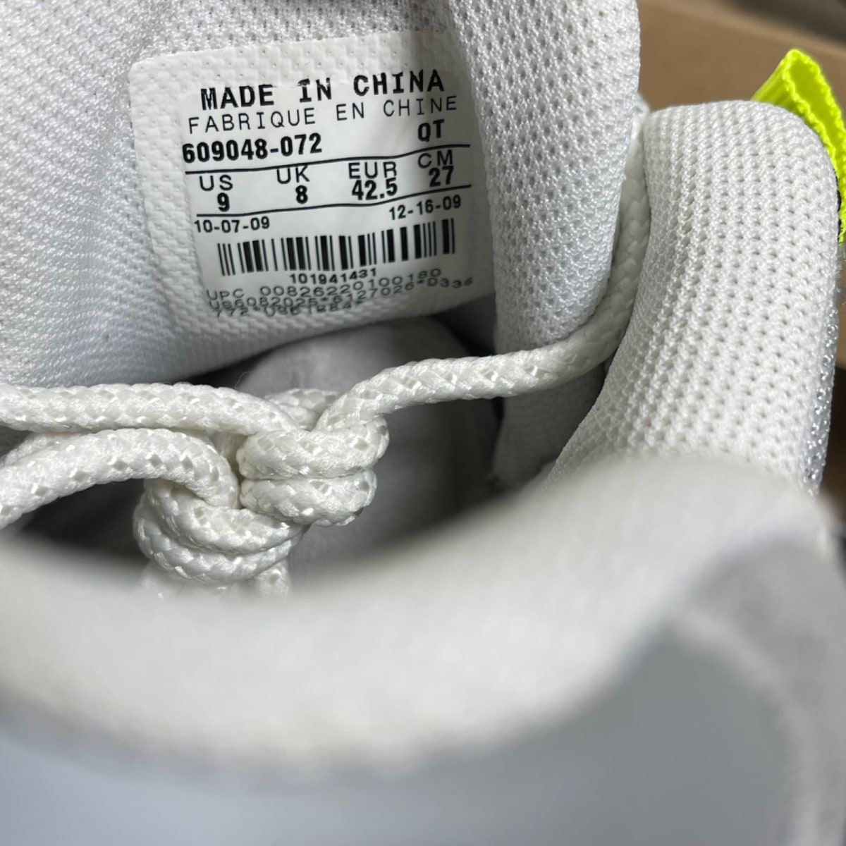 Nike Air Max 95 OG Neon (2008/2010) 9 (Moderately Worn Pre-Owned)NikeCool Grey/Neon Yellow - Image 6