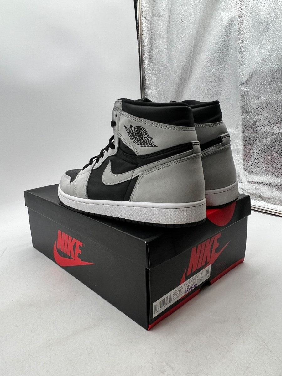 Jordan 1 Retro High Shadow 2.0 10.5 (Lightly Worn Pre-Owned)JordanBlack/White-Light Smoke Grey - Image 6