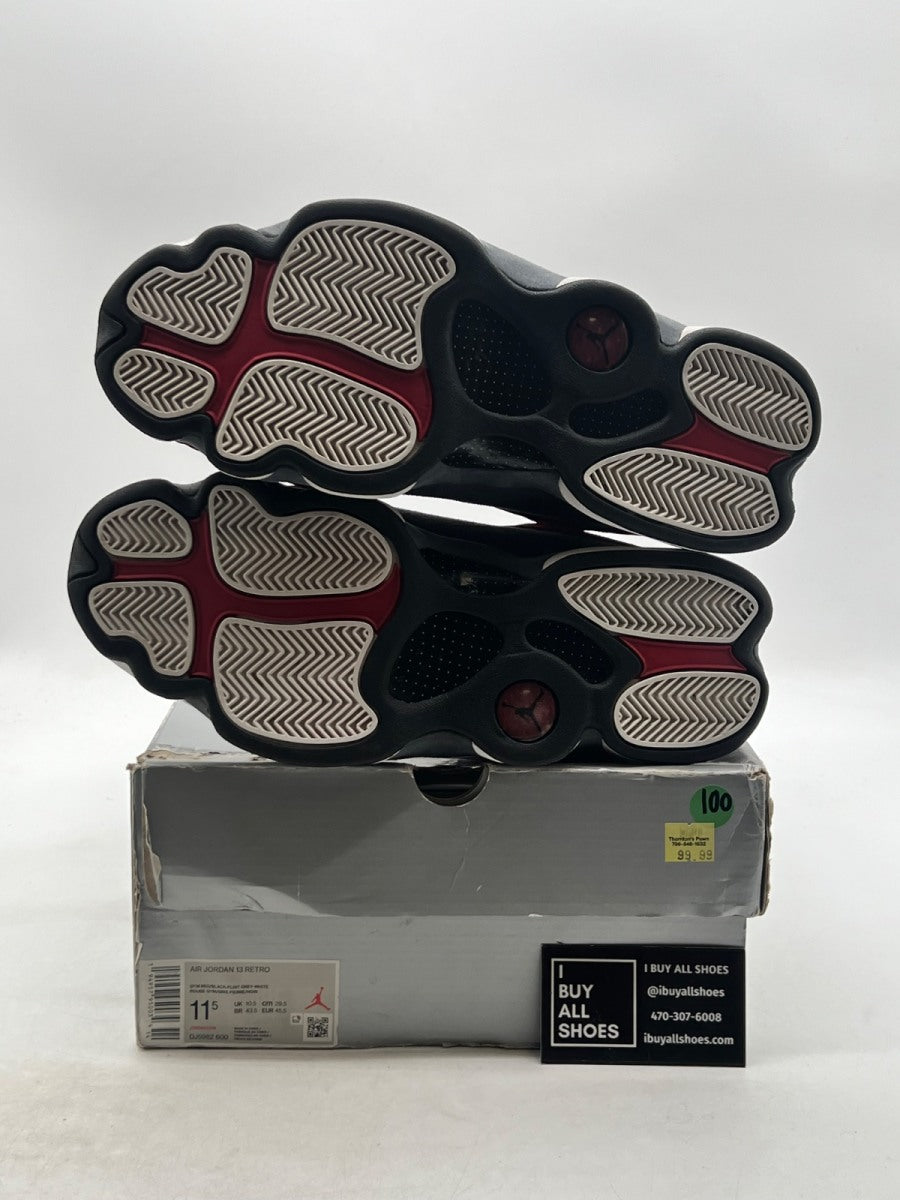 Jordan 13 Retro Gym Red Flint Grey 11.5 (Heavily Worn Pre-Owned) - Image 7