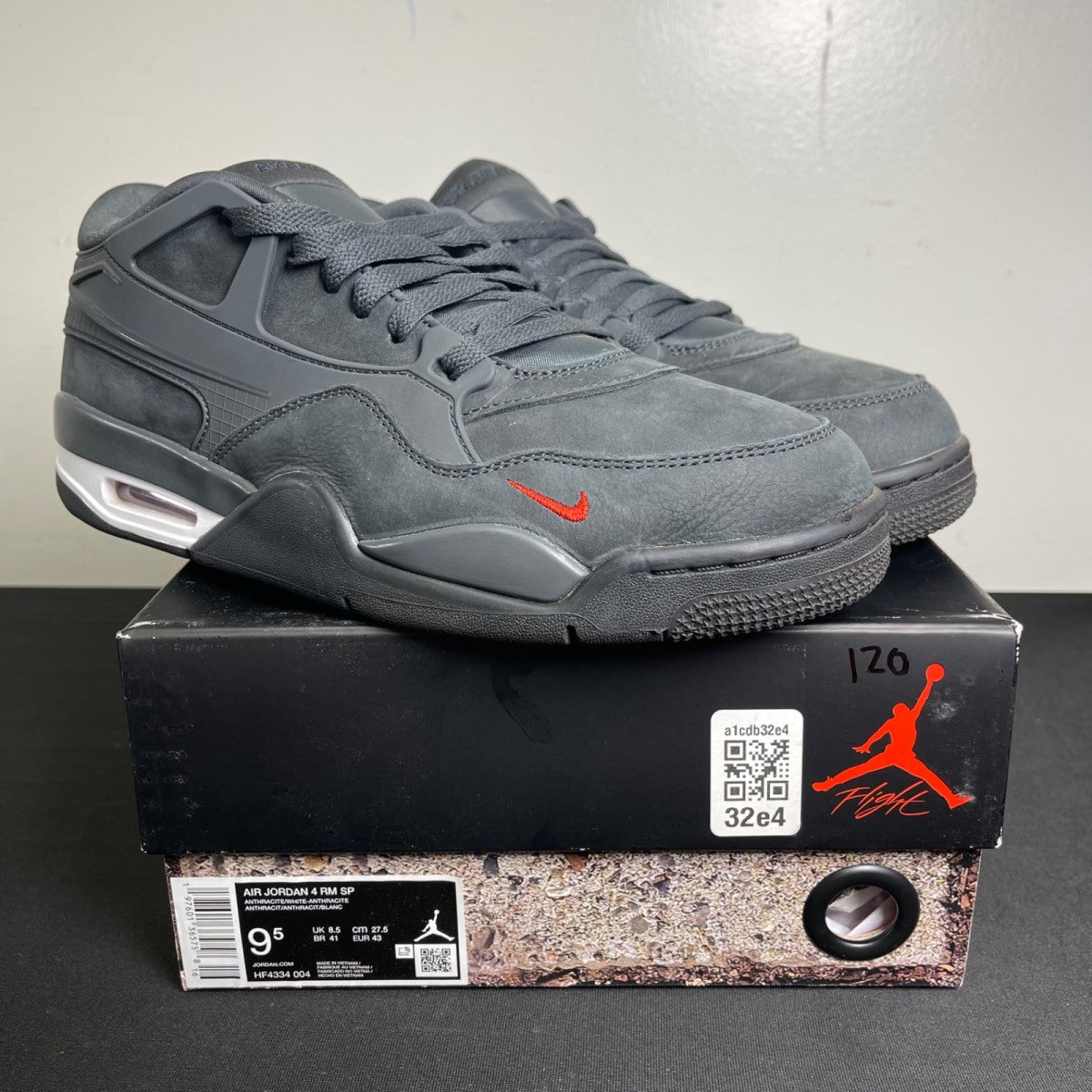 Jordan 4 RM SP Nigel Sylvester Driveway Grey (Size 9.5) - Image 1
