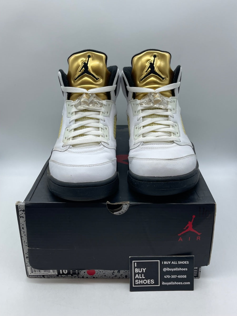 Jordan 5 Retro Olympic (2016) 10 (Moderately Worn Pre-Owned) - Image 2