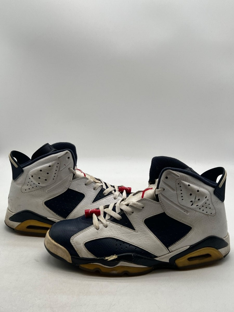 Jordan 6 Retro Olympic London (2012) 11 (Heavily Worn Pre-Owned) - Image 1