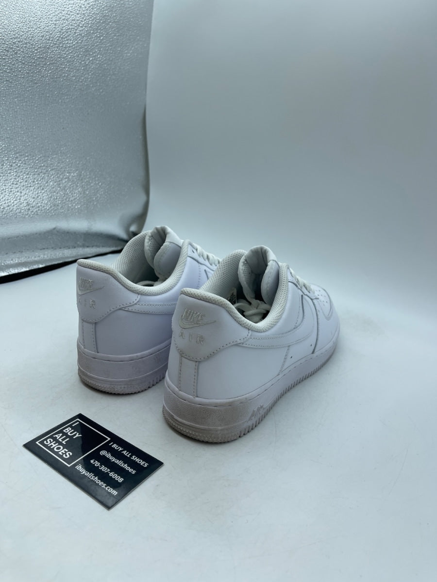 Nike Air Force 1 Low '07 White 8.5 (Moderately Worn Pre-Owned) - Image 5