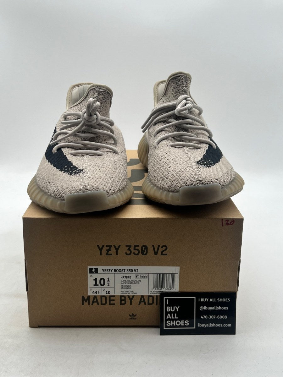 adidas Yeezy Boost 350 V2 Slate 10.5 (Lightly Worn Pre-Owned) - Image 2