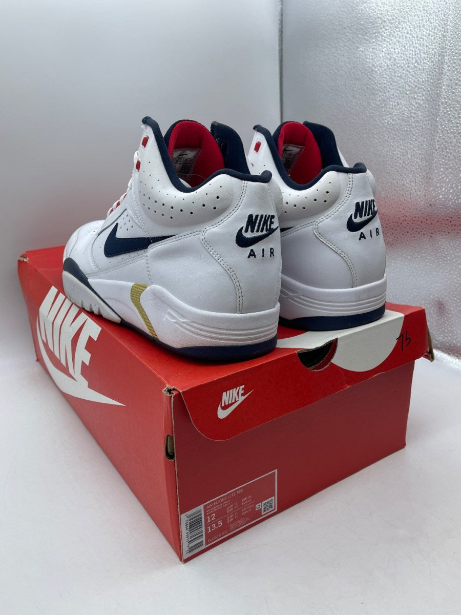 Nike Air Flight Lite II Mid Olympic 12 (Moderately Worn Pre-Owned) - Image 4
