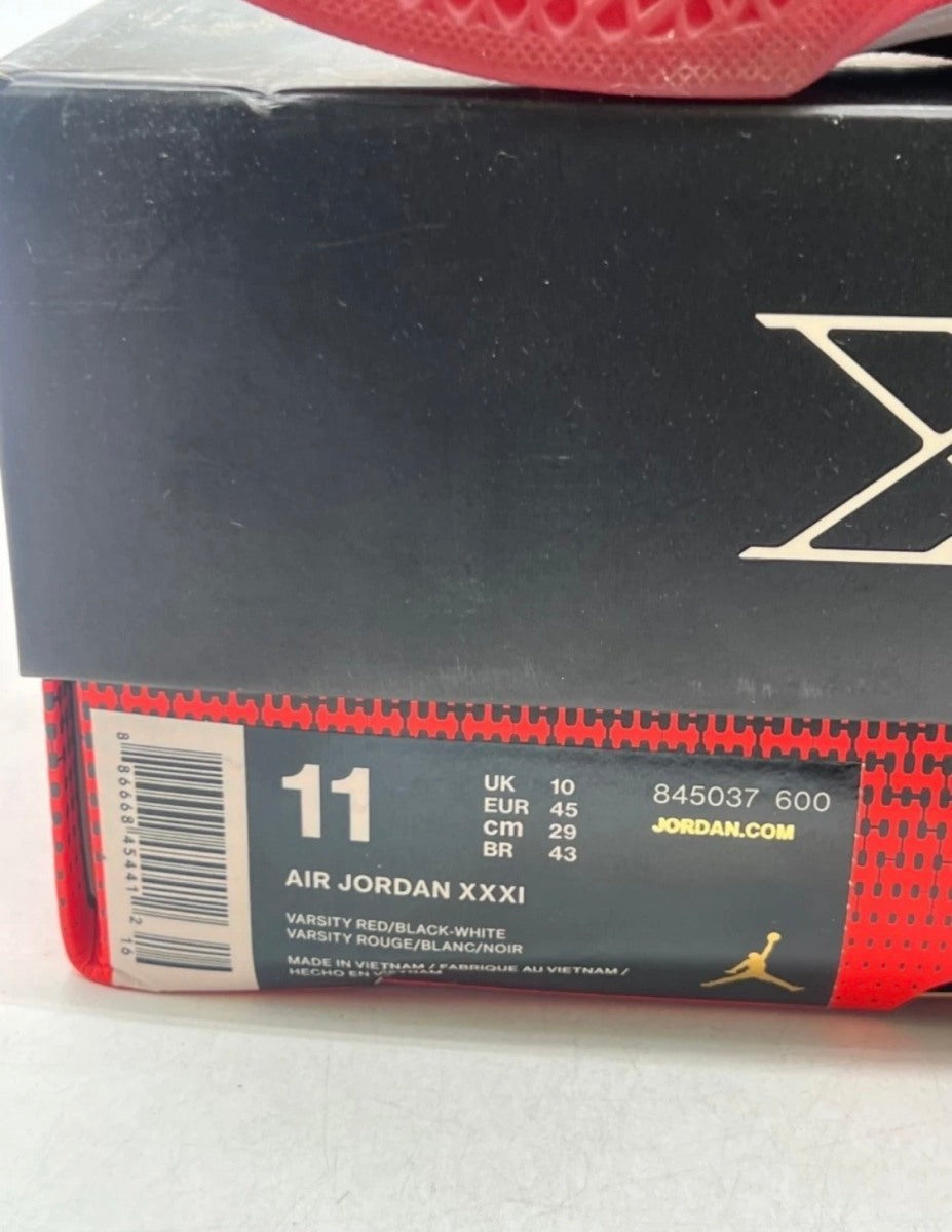 Jordan XXX1 Chicago 11 (Lightly Worn Pre-Owned)JordanUniversity Red/Black-White - Image 9