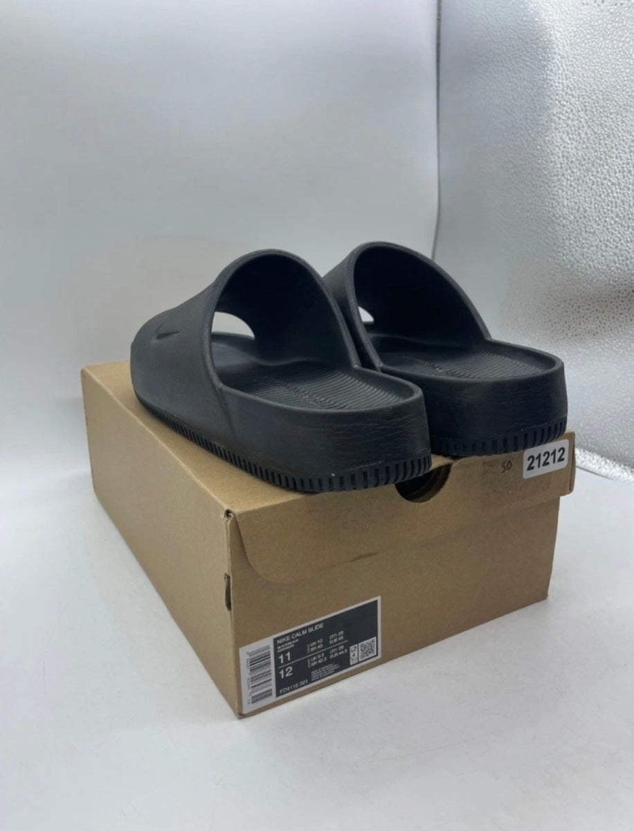 Nike Calm Slide Black 10 (Lightly Worn Pre-Owned)NikeBlack/Black - Image 4