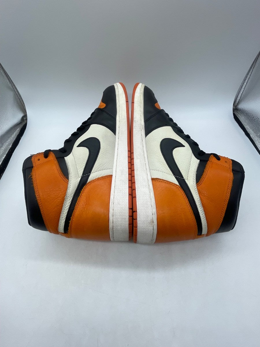 Jordan 1 Retro Shattered Backboard 16 (Moderately Worn Pre-Owned)JordanBlack/Starfish-Sail - Image 6