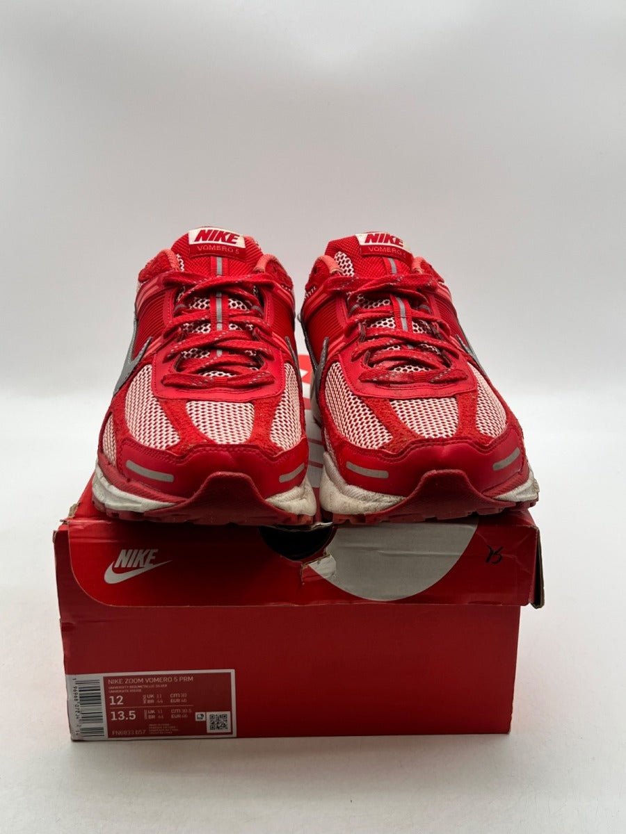 Nike Zoom Vomero 5 SP University Red 12 (Moderately Worn Pre-Owned)NikeUniversity Red/Metallic Silver/Washed Coral/Magic Ember/Summit White - Image 2