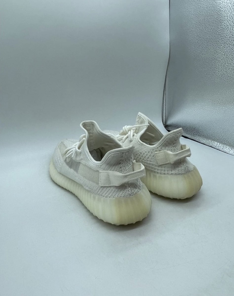 adidas Yeezy Boost 350 V2 Bone 12 (Lightly Worn Pre-Owned)adidasBone/Bone/Bone - Image 4