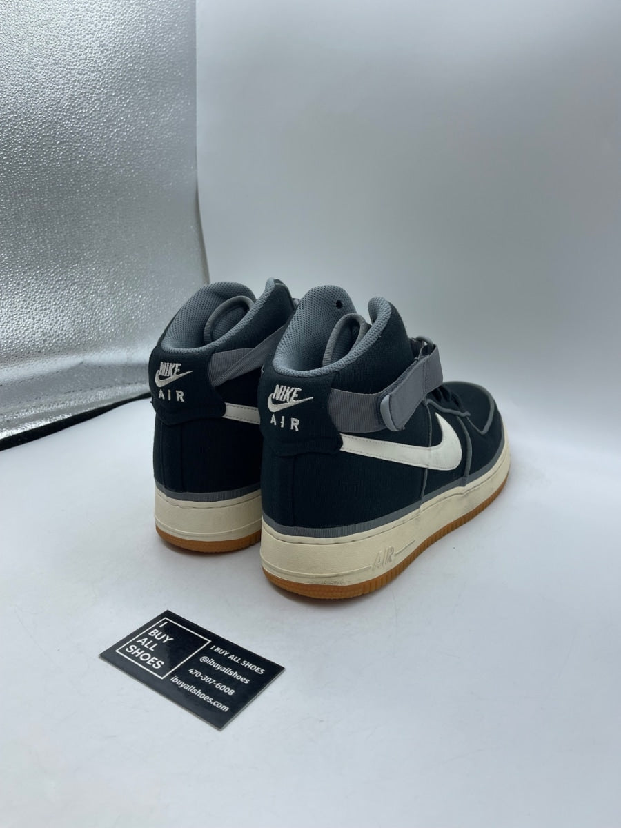 Nike Air Force 1 High 07 LV8 'Black Orange Gum' 11.5 (Moderately Worn Pre-Owned) - Image 5