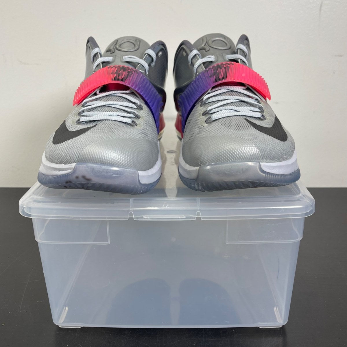 Nike KD 7 All-Star 10.5 (Moderately Worn Pre-Owned)NikePure Platinum/Multi-Color-Black - Image 2