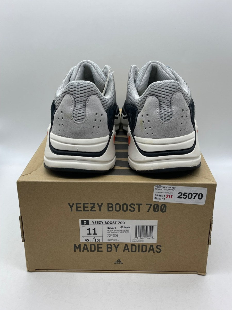 adidas Yeezy Boost 700 Wave Runner 11 (Moderately Worn Pre-Owned)adidasSolid Grey/Chalk White/Core Black - Image 3