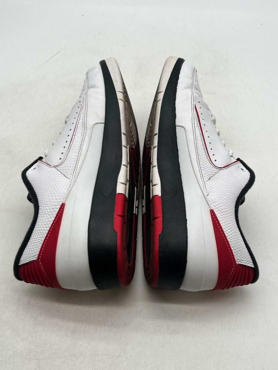 Jordan 2 Retro Low Chicago (2016) 10.5 (Lightly Worn Pre-Owned)JordanWhite/Black-Varsity Red - Image 4