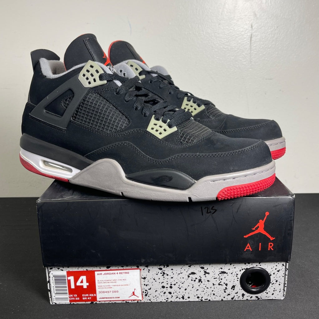 Jordan 4 Retro Black Cement (2012) (Size 14) - Image 1