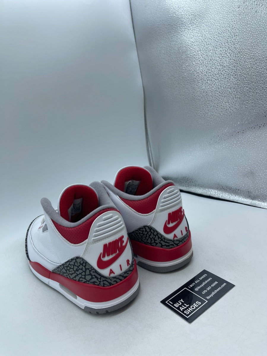 Jordan 3 Retro Fire Red (2022) 9.5 (Moderately Worn Pre-Owned) - Image 4