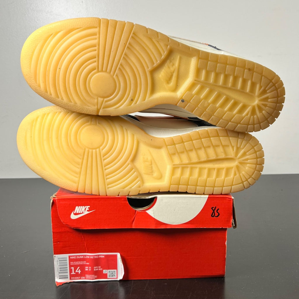 Nike Dunk Low PRM Halloween (2021) 14 (Lightly Worn Pre-Owned)NikeSail/Starfish-Black - Image 5