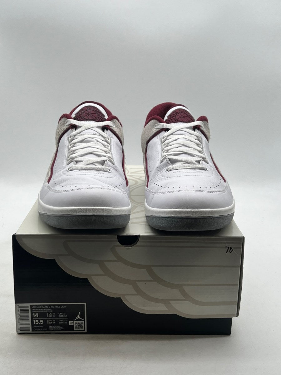 Jordan 2 Retro Low Cherrywood 14 (Lightly Worn Pre-Owned) - Image 2