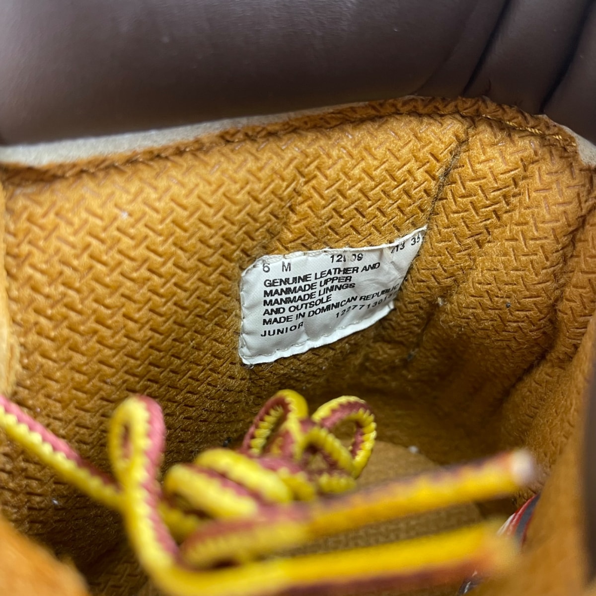 Timberland 6 Inch Premium Junior 'Wheat' 6 (Moderately Worn Pre-Owned)Timberland - Image 6