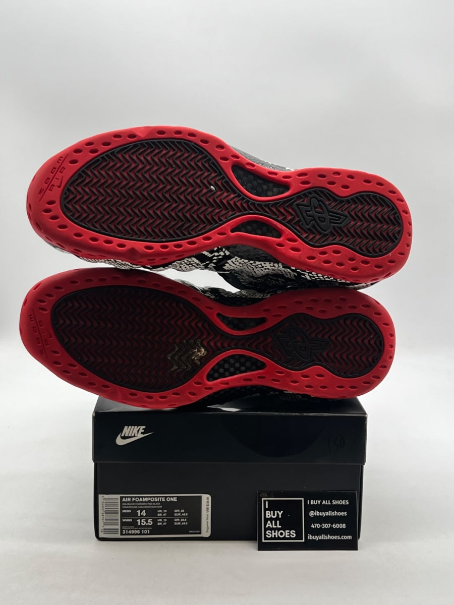 Nike Air Foamposite One Albino Snakeskin 14 (Lightly Worn Pre-Owned) - Image 8