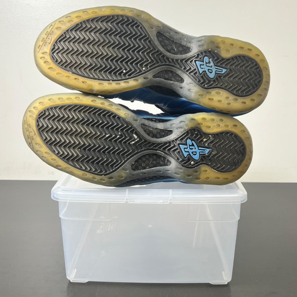 Nike Air Foamposite One University Blue 10.5 (Moderately Worn Pre-Owned)NikeUniversity Blue/White-Black - Image 5