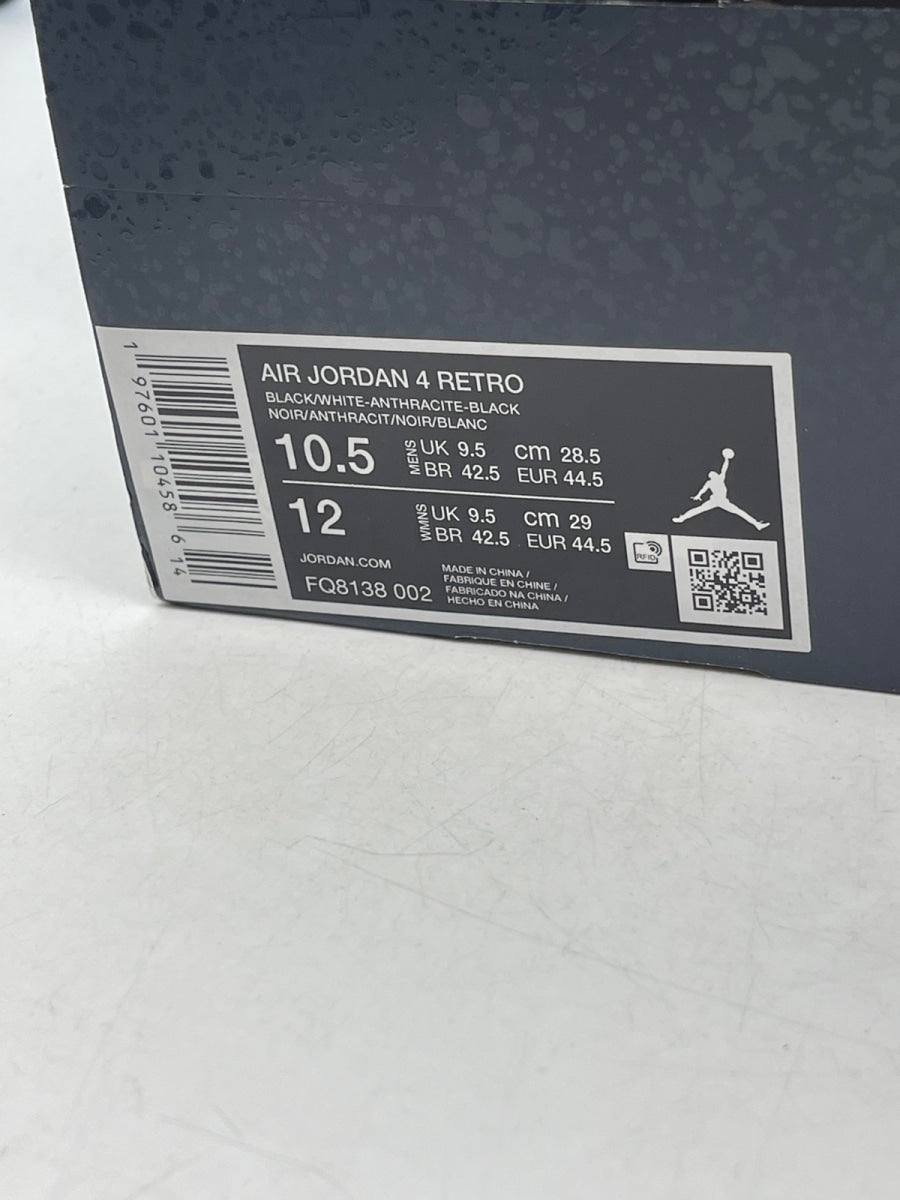 Jordan 4 Retro Fear (2024) 10.5 (Moderately Worn Pre-Owned) - Image 9